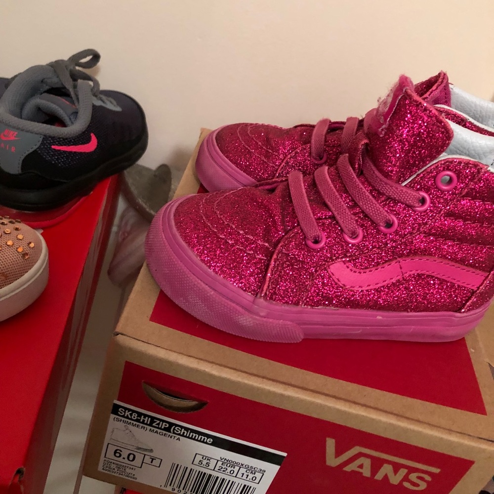 Pink vans  for your little princess..